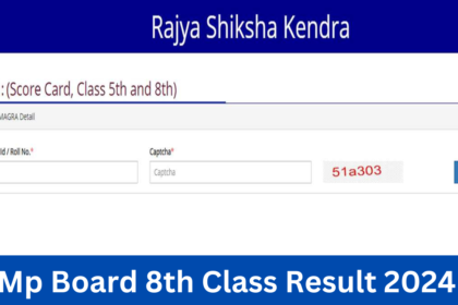 Mp Board 8th Class Result 2024